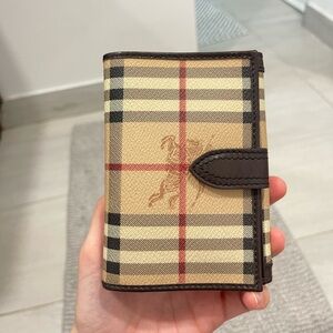 Authenticated Burberry Wallet Snap Closure
